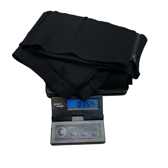 Soft Surroundings Pointe Pants Womens Large Wide Leg Zipper Ankle Black Pull on - Picture 6 of 6